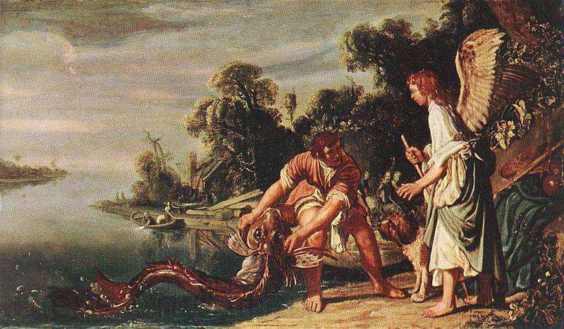 Pieter Lastman The Angel and Tobias with the Fish